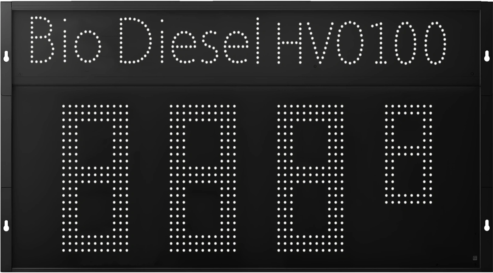 Preisanzeige BXL Bio Diesel